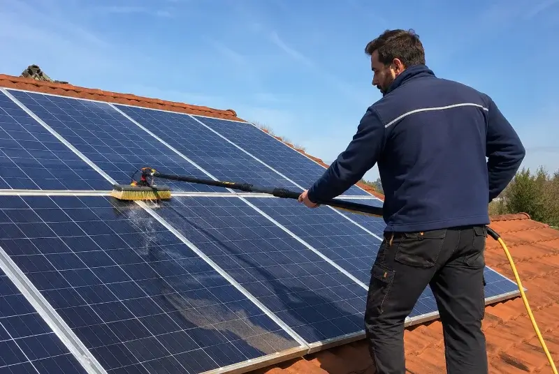 Nettoyage et entretien de panneaux solaires à Blauvac